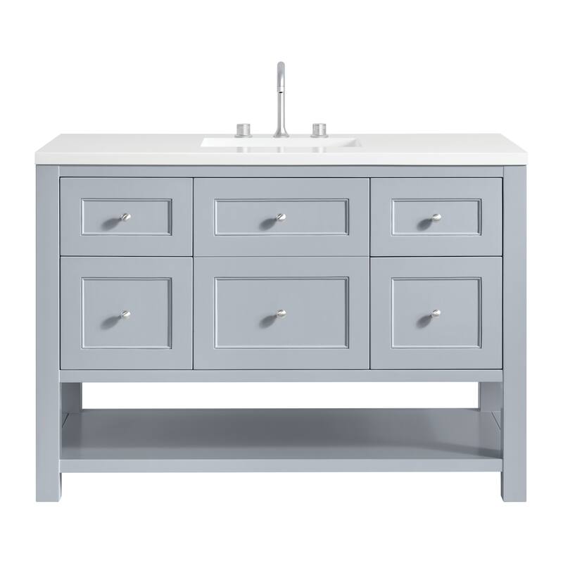 James Martin Vanities 330-V48-3WZ Breckenridge 48" Free Standing - Serenity Blue