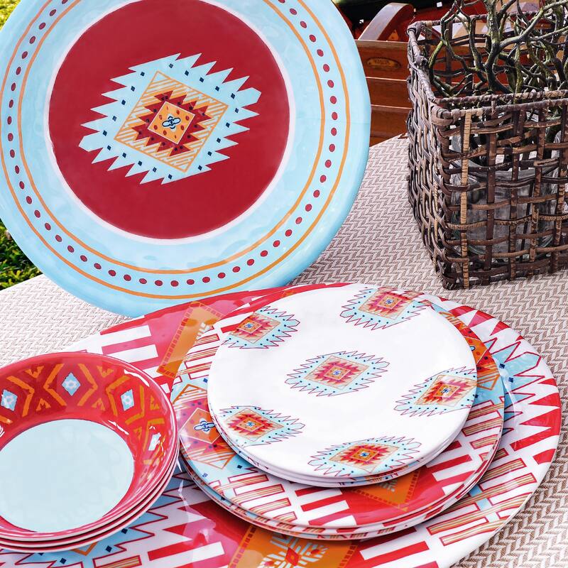 Paseo Road by HiEnd Accents Southwest Melamine Serving Bowl, 1PC