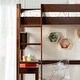 preview thumbnail 6 of 35, Walker Edison Solid Wood Twin Loft Bed with Desk