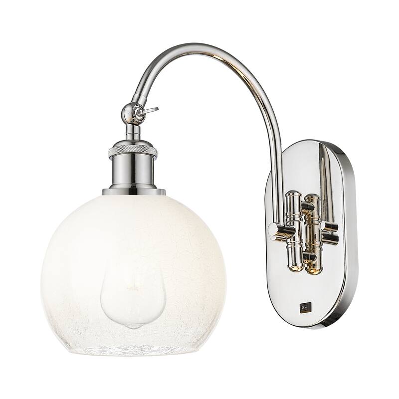 Innovations Lighting Endless Possibilities Ballston - Brookhaven Globe - 1 Light 8" Swiveling Sconce