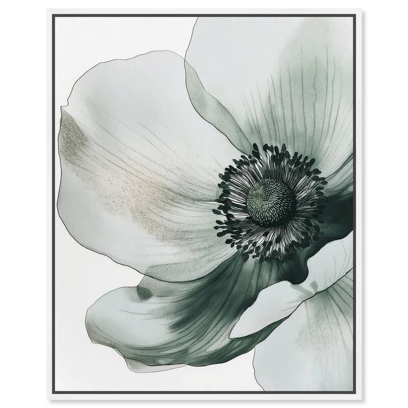 Delicate Stamen III Canvas by Art Remedy - White - 20" x 24"