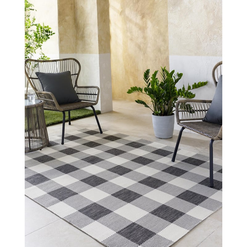 Livabliss Barbados Outdoor Nautical & Coastal Area Rug
