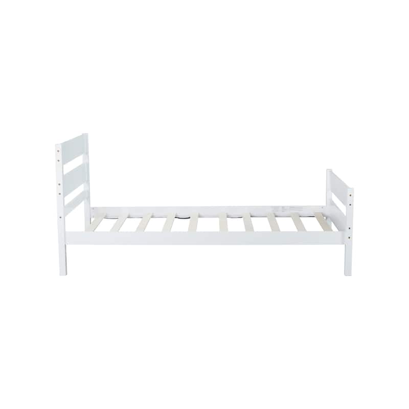Twin Bed with Headboard and Footboard