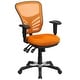 preview thumbnail 51 of 164, Nicholas Mid-Back Blue Mesh Multifunction Executive Swivel Ergonomic Office Chair with Adjustable Arms