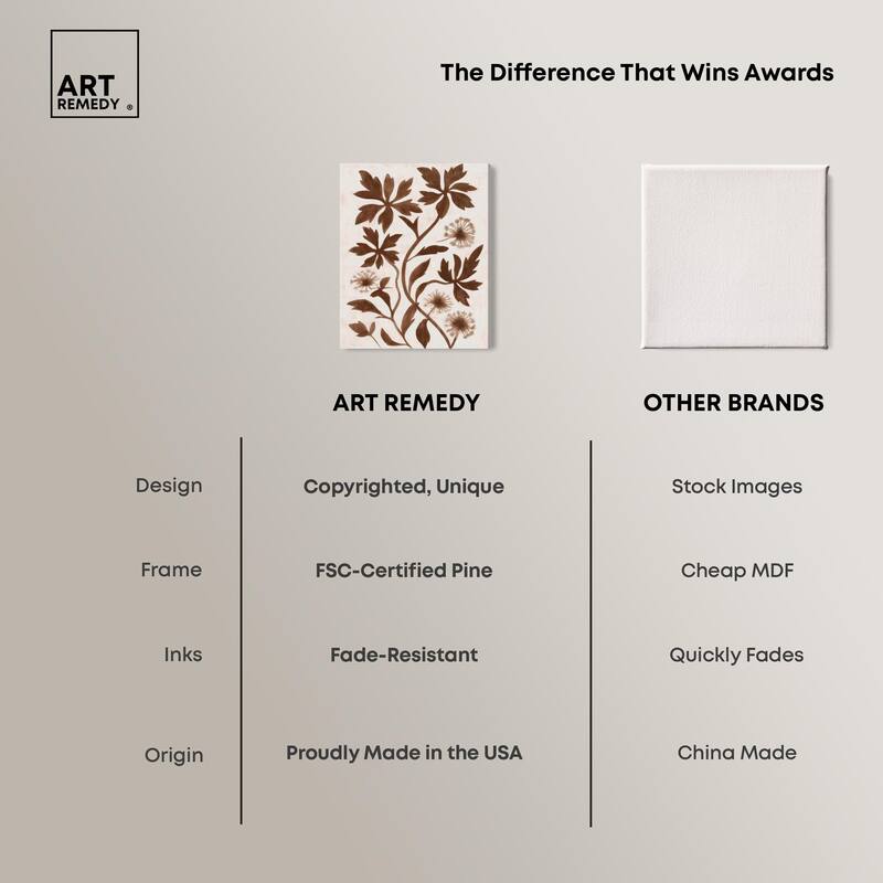 Sepia Sepal I Canvas by Art Remedy, Gallery Wrapped