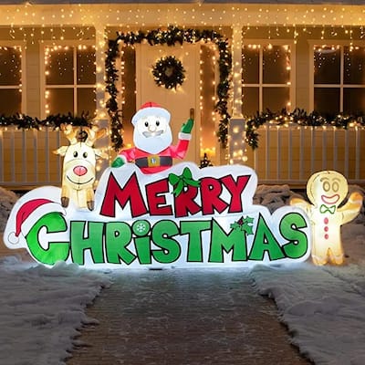 Versatile Merry Christmas Inflatable