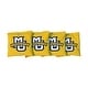 preview thumbnail 1 of 1, Marquette Golden Eagles Yellow Cornhole Bags All-Weather Resin Filled