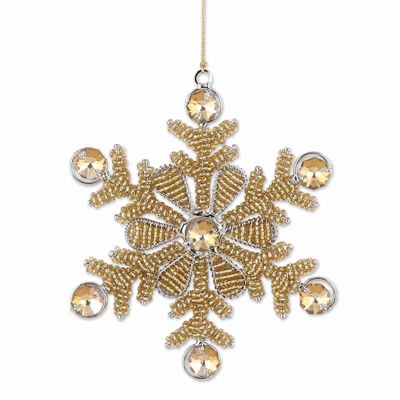 Novica Handmade Glittering Snowfall Aluminum Holiday Ornaments (Set Of 4)