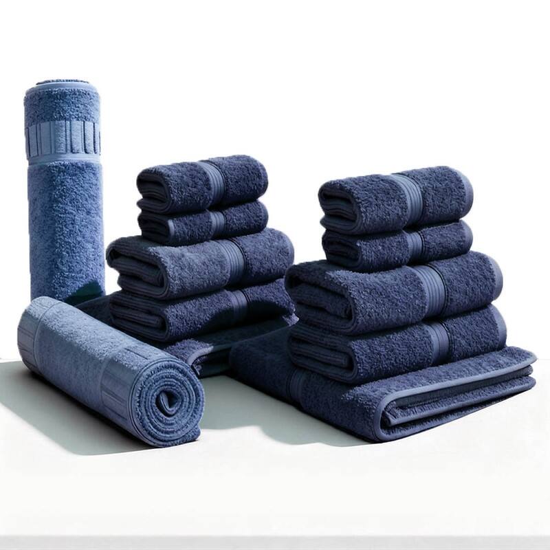 Superior LUX 12 PC Egyptian Cotton Heavy Weight Bundle