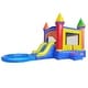 preview thumbnail 10 of 10, Commercial Inflatable Bounce House with Water Slide and Blower