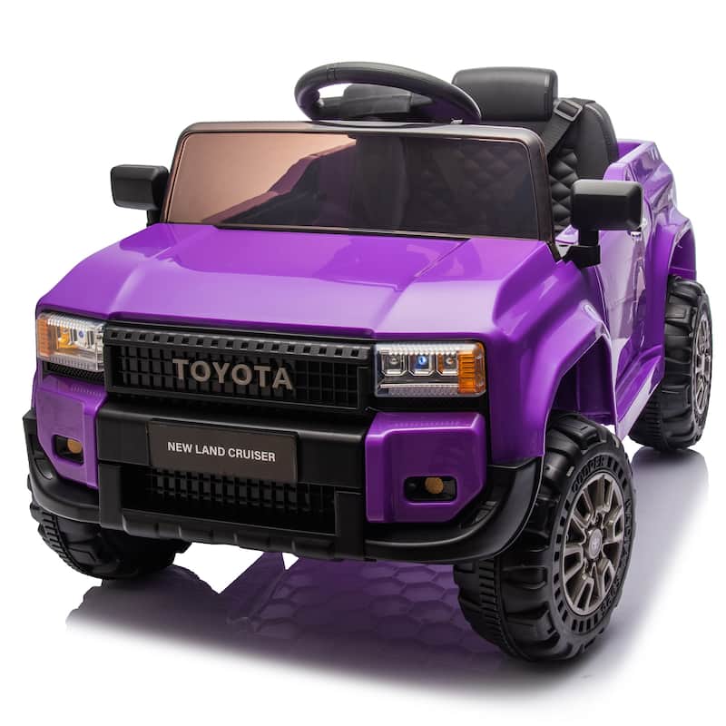 12V Kids Ride On Car W/Parents Control,Licensed Toyota LC250 2024,Four-wheel suspension,Adjustable volume,For Kids Aged 2-4