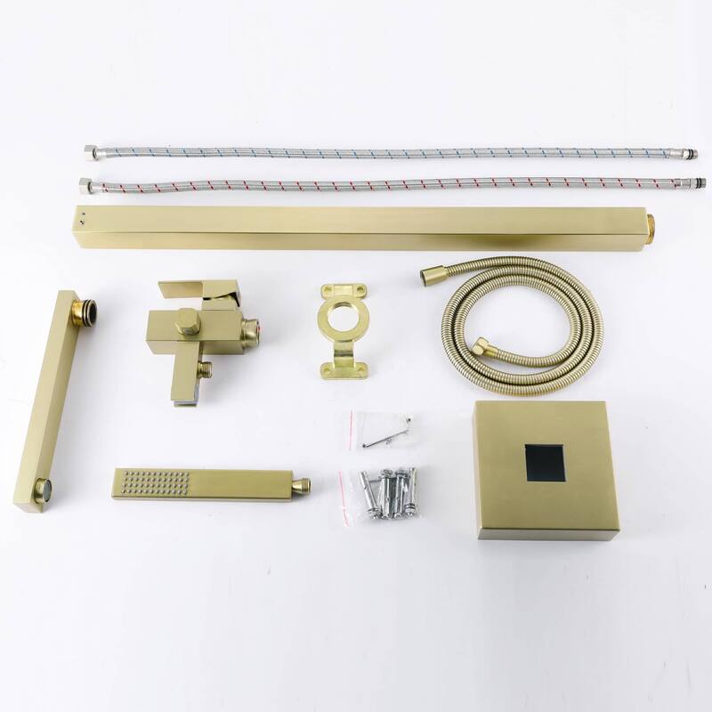 Freestanding Tub Faucets With Hand Shower Floor Mount Bathroom Bathtub Faucets Single Handle High Flow Tub Filler