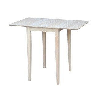 International Concepts Small Drop Leaf Shaker Style Dining Table