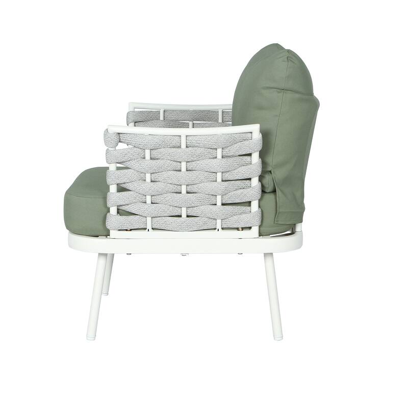 Christopher Knight Home - Langdon Patio Steel Club Chair（Set of 2）