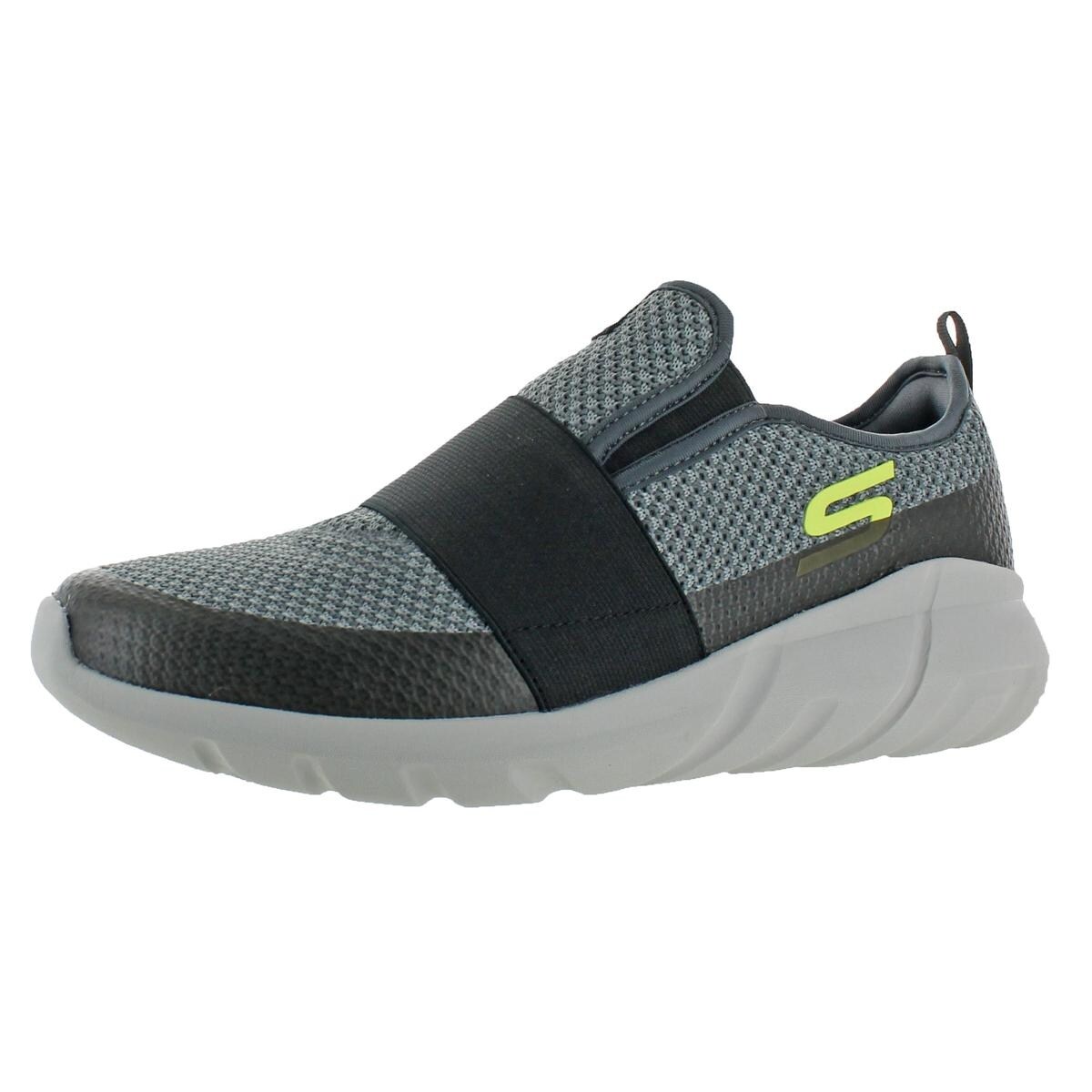 skechers air cooled memory foam slip on mens