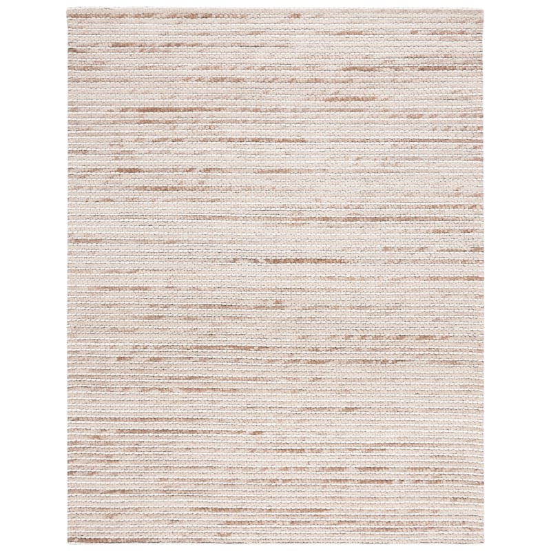 SAFAVIEH Handmade Marbella Katrein Wool Rug - 5' x 8' - Taupe/Ivory