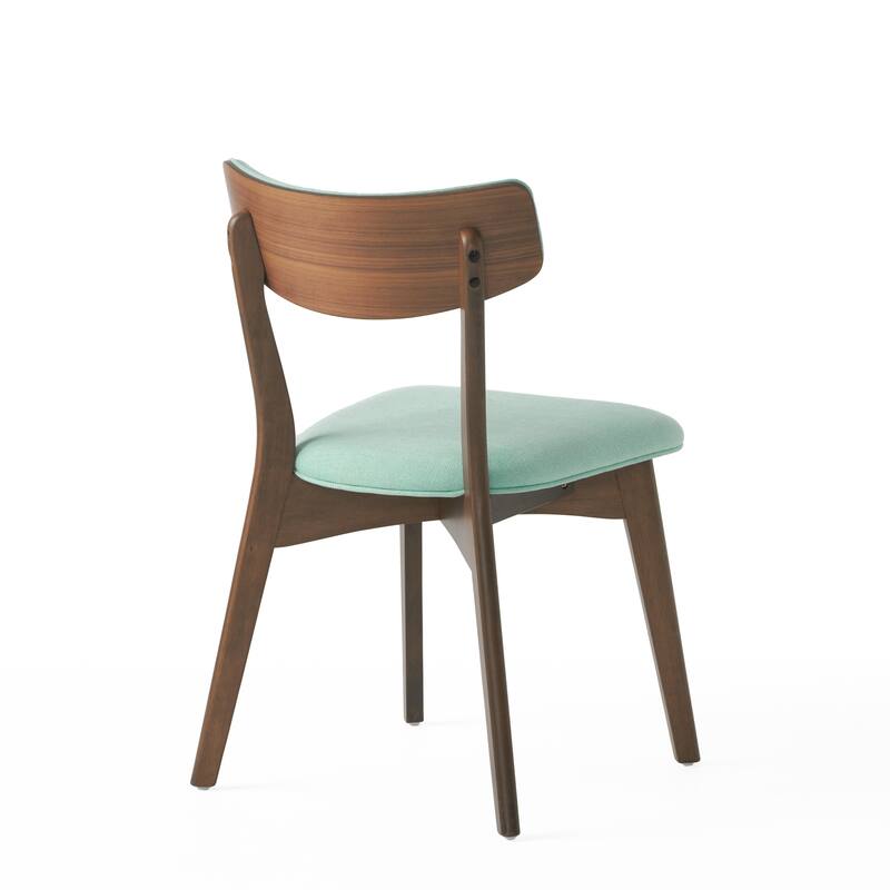 Chazz Mid Century Upholstered Dining Chairs (Set of 2) by Christopher Knight Home