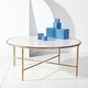 preview thumbnail 1 of 39, SAFAVIEH Couture Jessa Round Metal Coffee Table - 36"W x 36"D x 15"H
