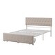preview thumbnail 38 of 40, Storage Bed Metal Platform Bed with a Big Drawer.