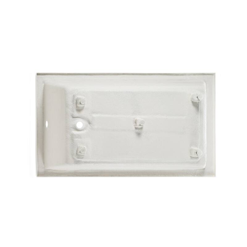 Lausanne 54 In X 30 In Acrylic Glossy White, Alcove, Integral Left-Hand Drain, Bathtub - 30x54 Left