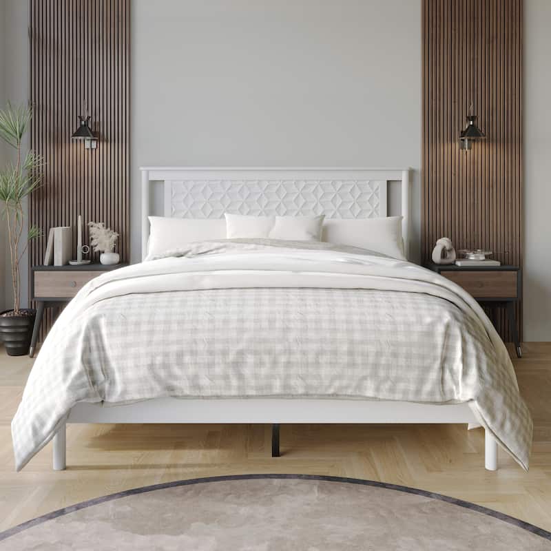 Clayfell Tuskegee Panel Bed - White - Twin