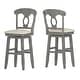 preview thumbnail 40 of 79, Eleanor Napoleon Back Wood Swivel Chair by iNSPIRE Q Classic
