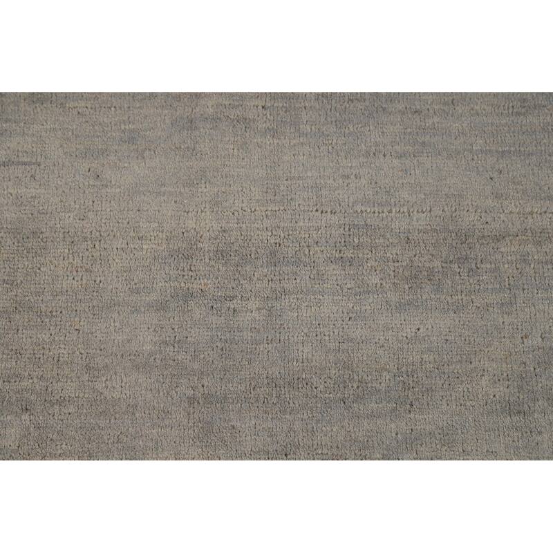 Modern Gabbeh Oriental Rug Hand-Knotted Wool Carpet - 5'1"x 6'6"