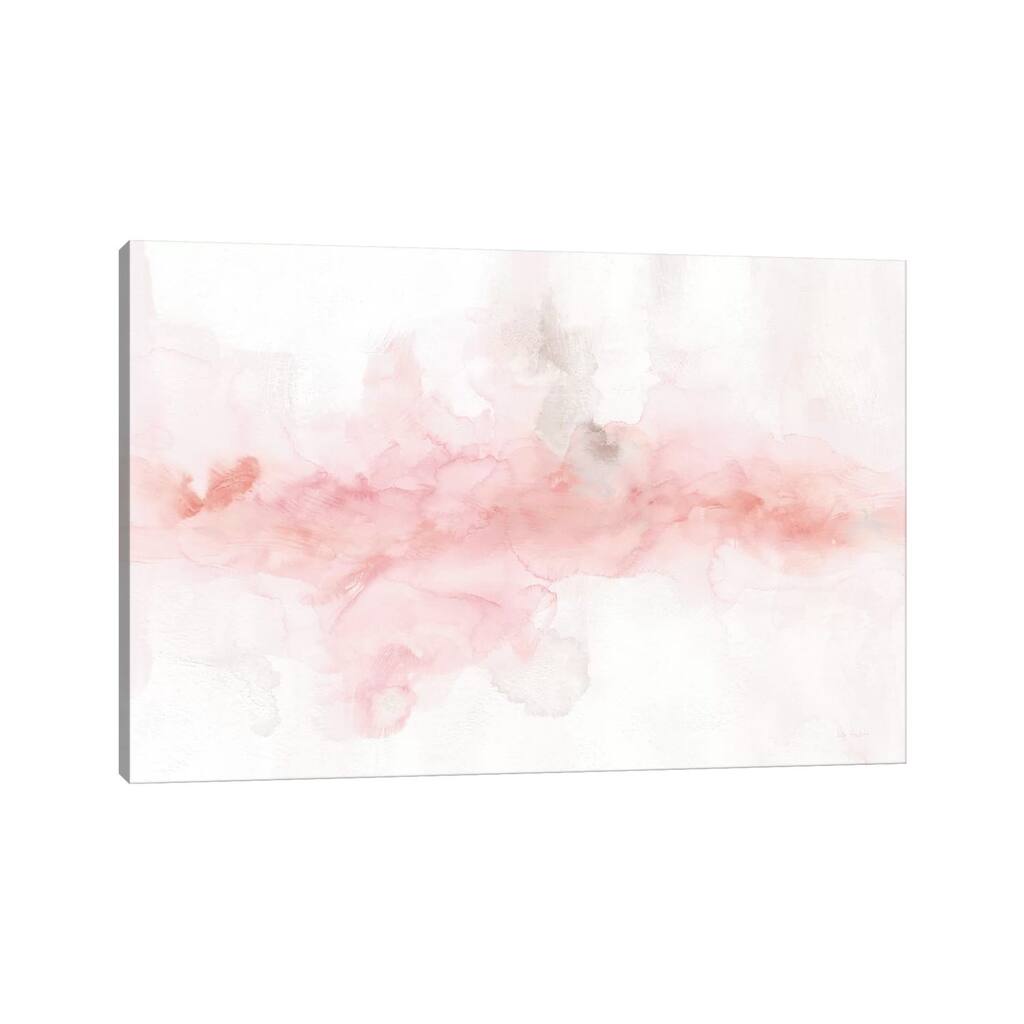 iCanvas "Rainbow Seeds Abstract Blush Gray Crop" by Lisa Audit Canvas Print