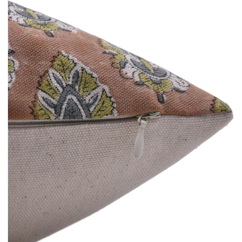 Fabdivine Cotton Boho Block print pillow Cover