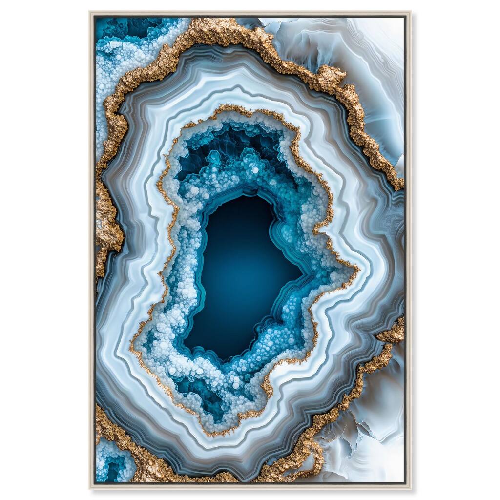 Gilded Geode Eye II Canvas by Art Remedy