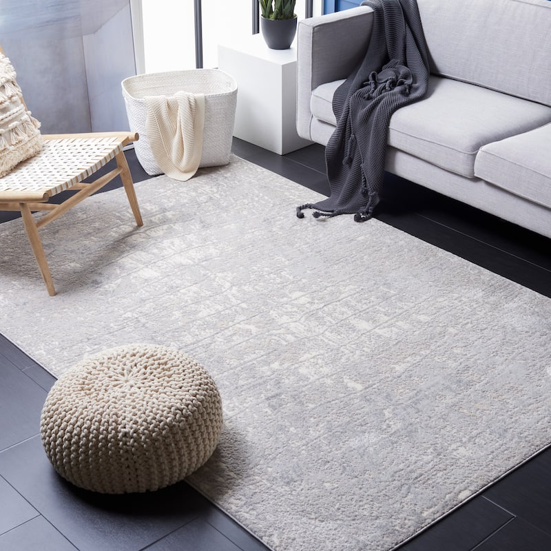 SAFAVIEH Lagoon Hawa Modern Rug - 4'5" x 6'5" - Grey/Ivory