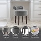 preview thumbnail 37 of 44, Hillsdale Furniture Lena Wood Vanity Stool