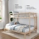 preview thumbnail 5 of 22, Low Bunk Bed, Twin XL over Queen