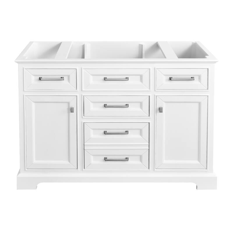 Nephelily 48" 60" 72" Vintage Uni-Vanity Bathroom Cabinet, Tall Drawer - 48 in. Base Only No Top