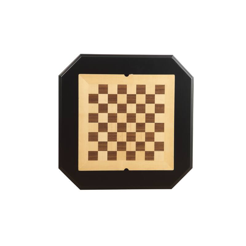 Bishop Cherry Finish Reversible Chess Checker Game Table w/Game Tray (Chess Fingures Not Included)