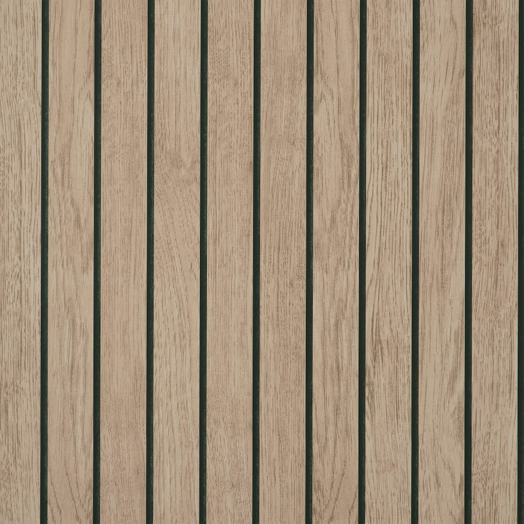 Fine Decor Manolo Light Brown Wooden Slat Wallpaper