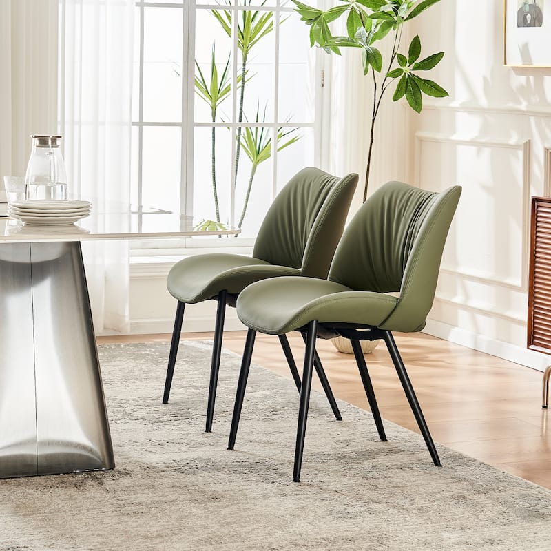 Modern Dining Kitchen Chairs Set of 2 Loads up to 300lbs