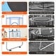 preview thumbnail 7 of 19, 55" Kids Trampoline with Safety Net and 3 Adjustable Heights Ideal for Indoors or Outdoors