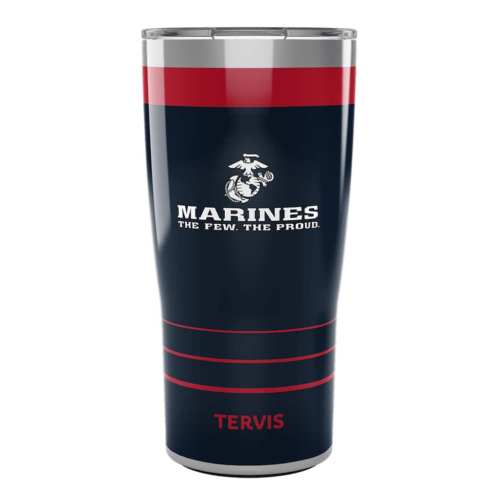 Tervis Traveler Marines The Few The Proud Triple Walled Insulated Travel Tumbler, Stainless Steel