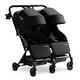 preview thumbnail 15 of 26, Mompush Lithe Double Stroller, Lightweight Side by Side Stroller for Newborn and Toddler, Easy Fold, Spacious Seats with Recline Black