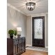 preview thumbnail 2 of 6, Alma 13.75" Metal LED Flush Mount, Oil Rubbed Bronze by JONATHAN Y