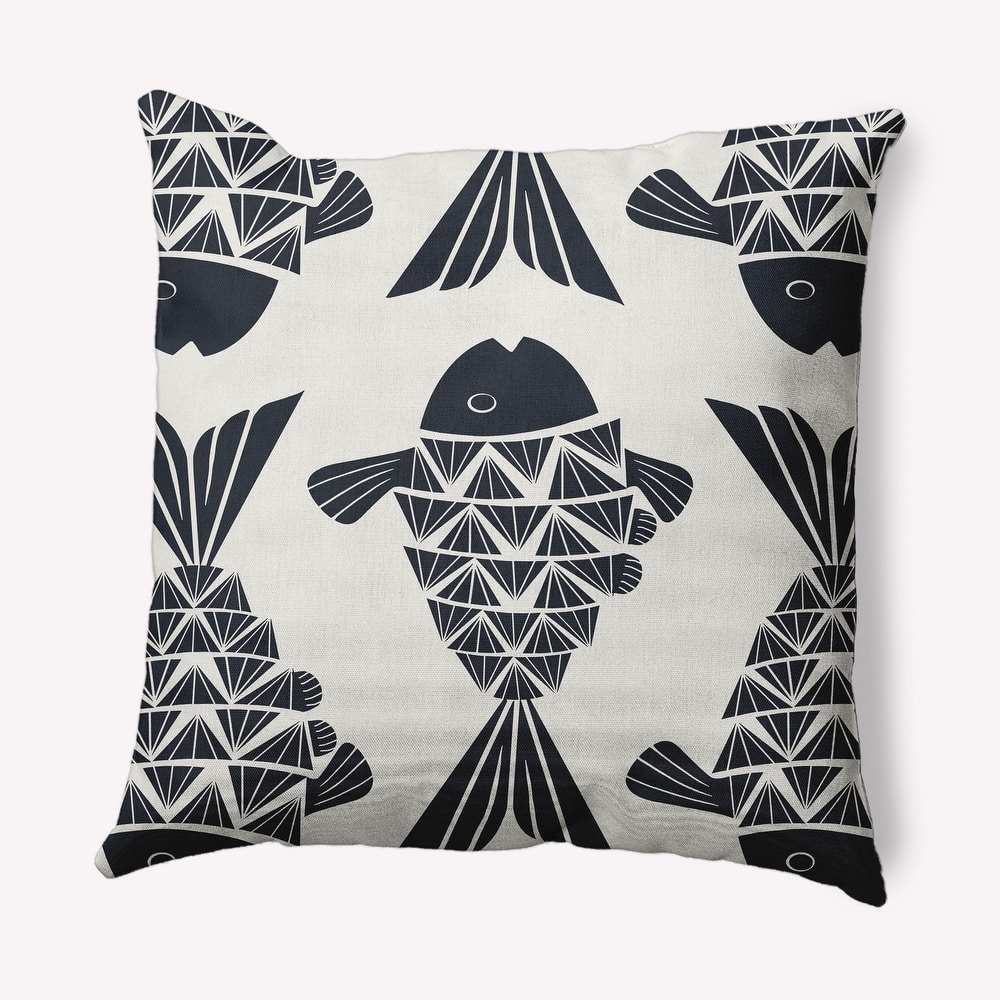 Big Fish Nautical Decorative Indoor Pillow