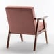 preview thumbnail 38 of 83, Homy Casa Mid-Century Modern Accent Chair, Solid Wood Frame, Extra-Thick Backrest, Wingback Lounge Chair Indoor