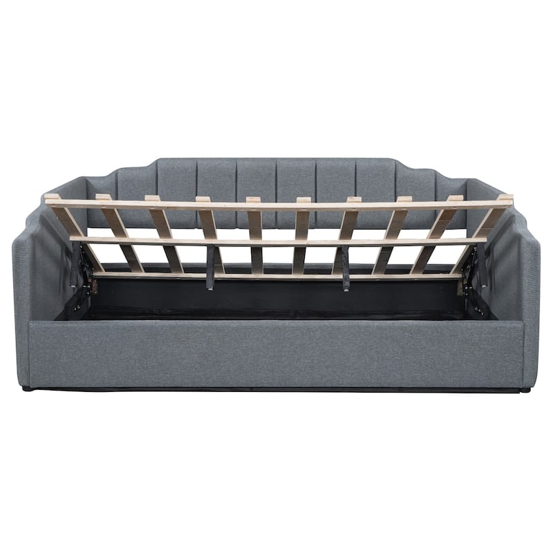 Upholstered Daybed with Underneath Storage