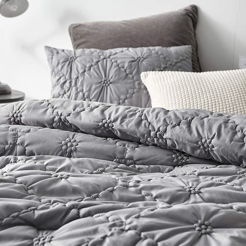 Farmhouse Morning Alloy Textured Oversized Comforter Set