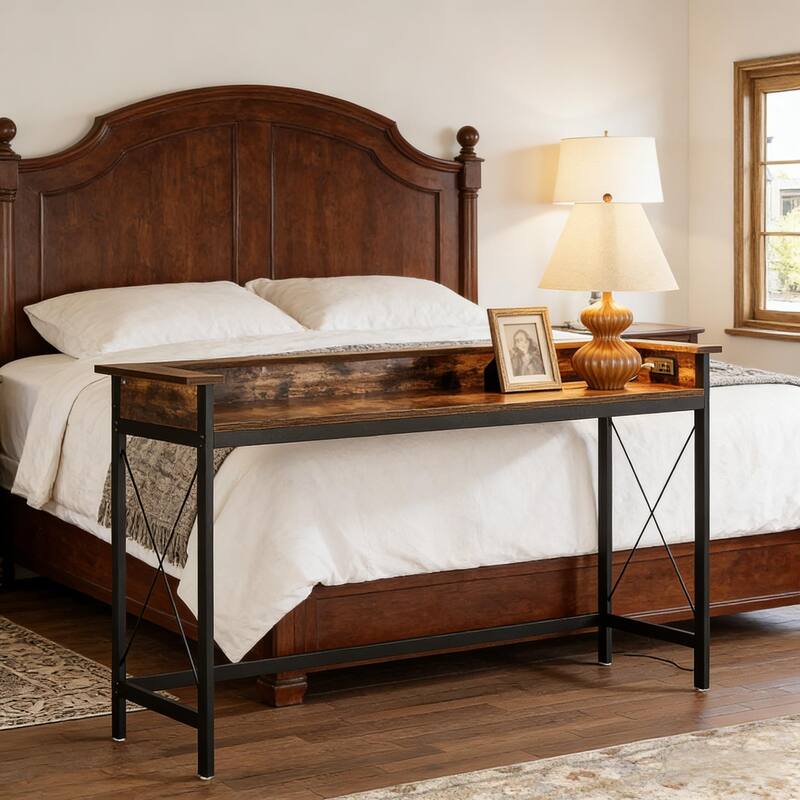 Couch Table with Electrical Outlet