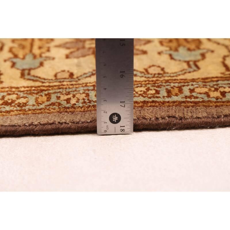 ECARPETGALLERY Hand-knotted Opulence Brown Wool Rug - 8'1 x 10'8