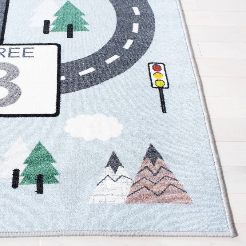 SAFAVIEH Kids Playhouse Machine Washable Slip Resistant Arendine Hopscotch Area Rug