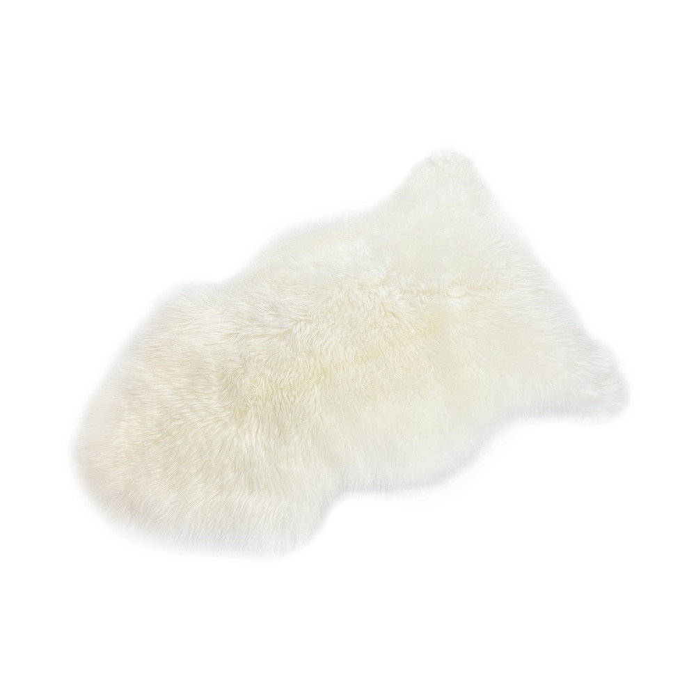 New Zealand Sheepskin Natural-Shaped Rug