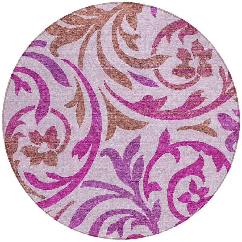 HomeRoots Floral Transitional Rectangle Outdoor Rug